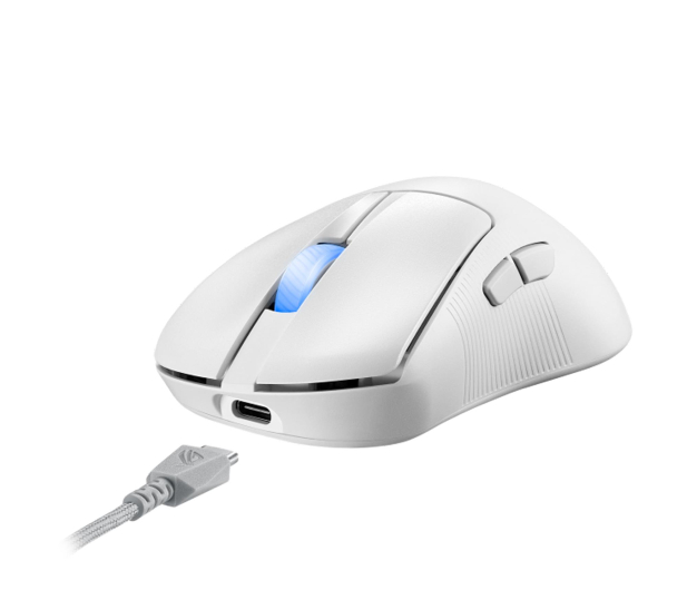 ASUS Mysz bezprzewodowa ROG Keris II ACE 42000/WL/BT/RF/USB/White 90MP03N0-BMUA10 - 1334075 - zdjęcie 7